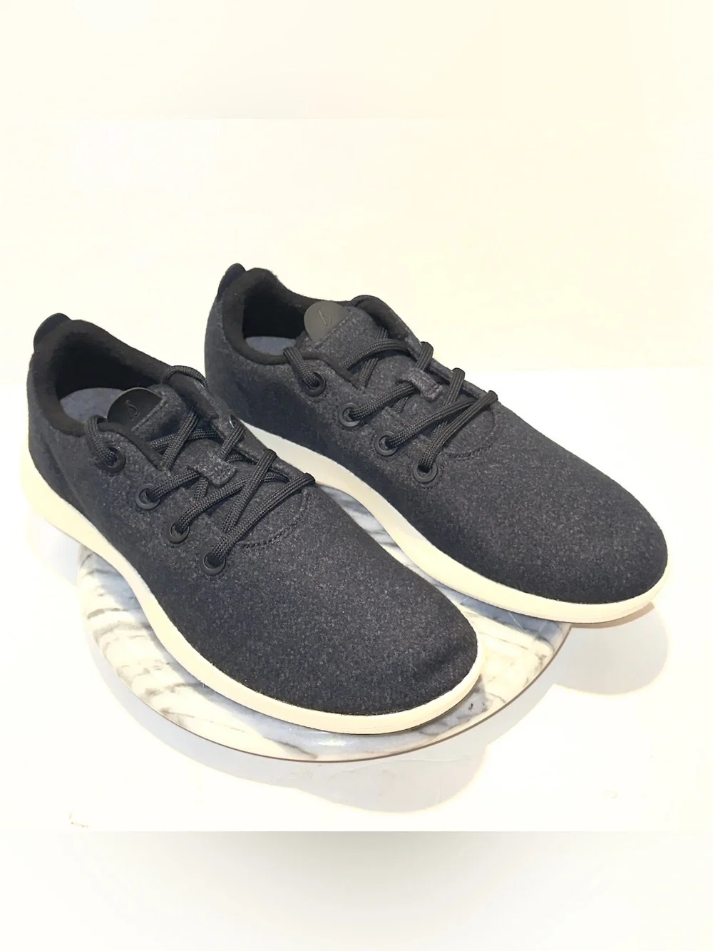 Brand New Allbirds Wool Dasher NZ Men's Size 12 Natural Black White Sole